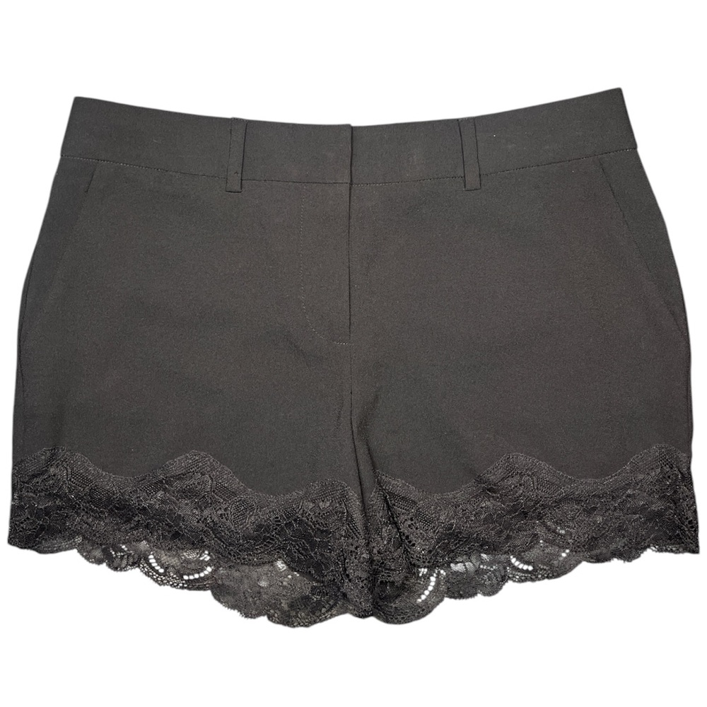 Victoria’s Secret Black Lace Hem Dress Short
